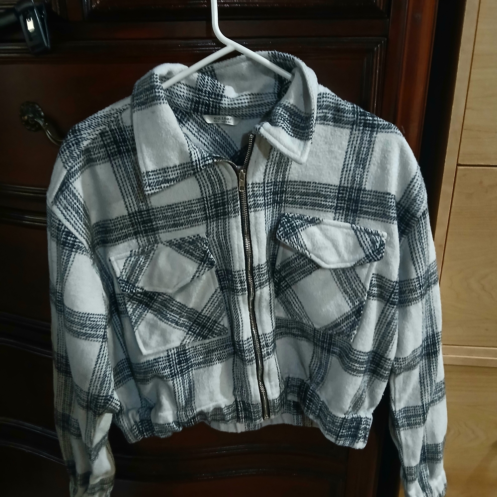 Cozy Plaid Teddy Jacket